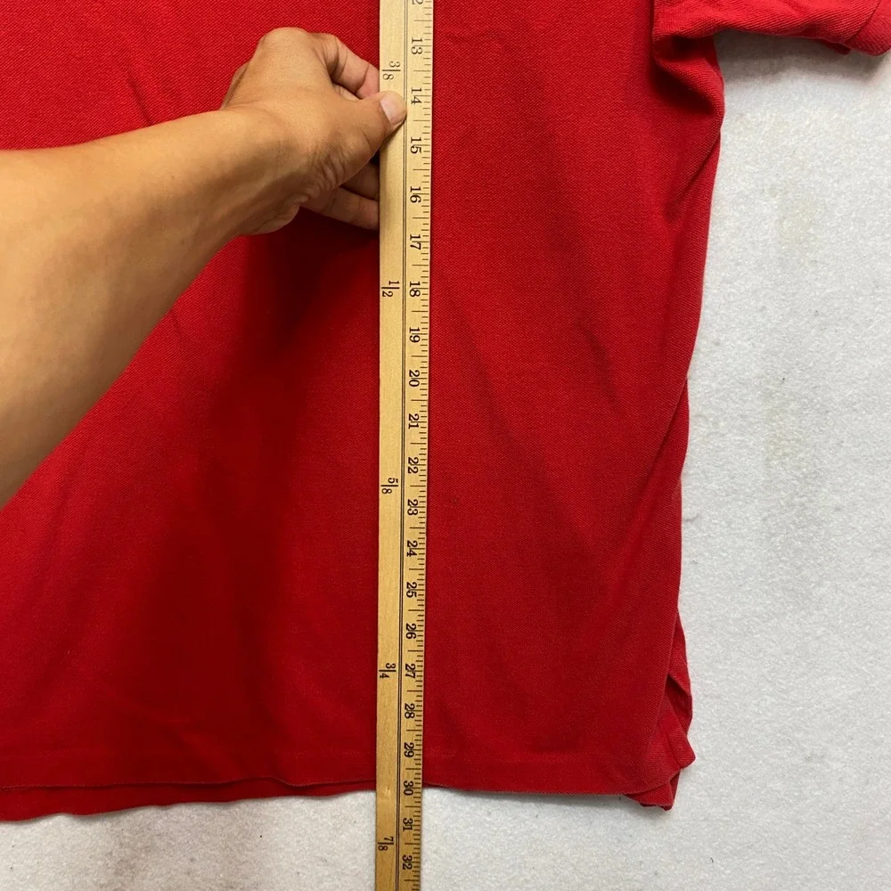 Polo Ralph Lauren Polo Shirt Mens XXL Red Short Sleeve Pique Pony Logo